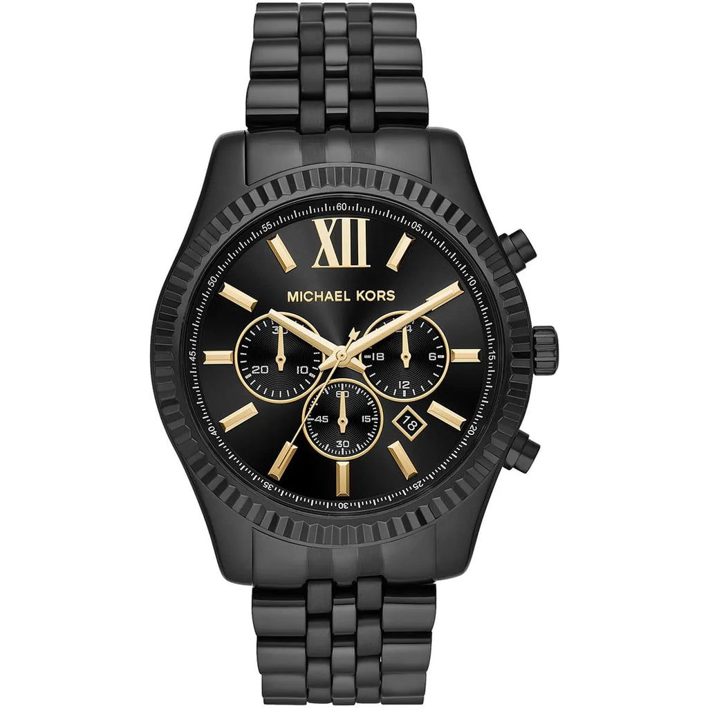 Blacked-Out Chronograph | Michael Kors Lexington for Men | MK8603