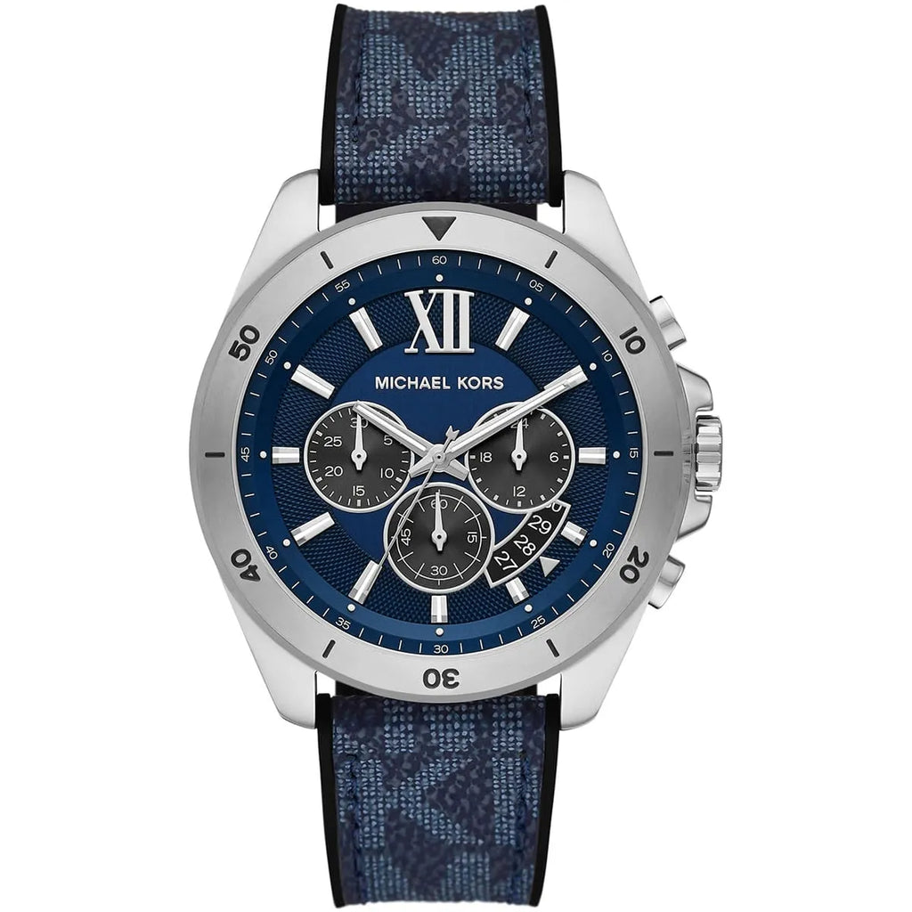 Michael Kors Brecken Watch MK8923 - Navy Blue Dial and Silicone Strap