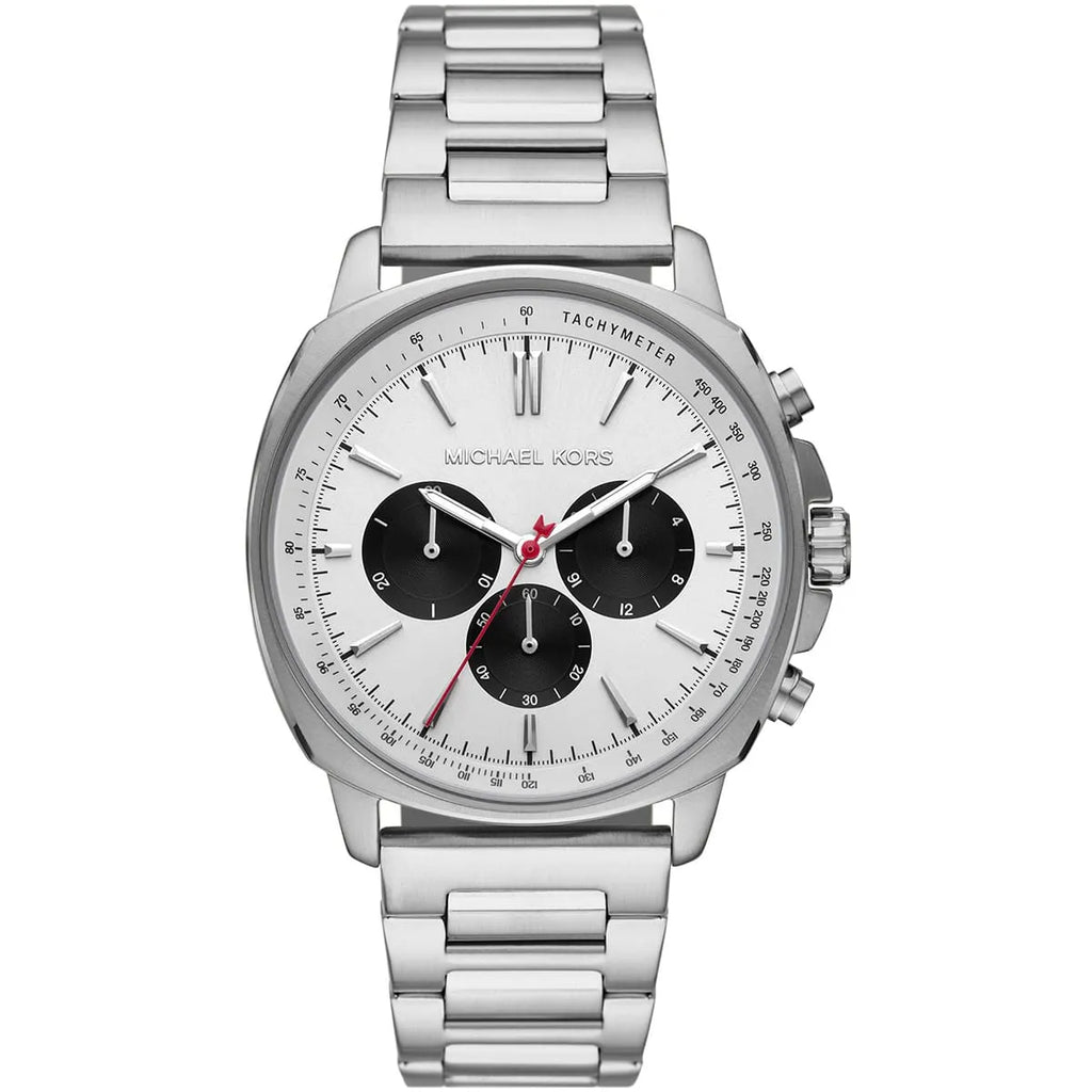 Michael Kors Sullivan Watch MK8968 - White Dial and Silver Metal Band