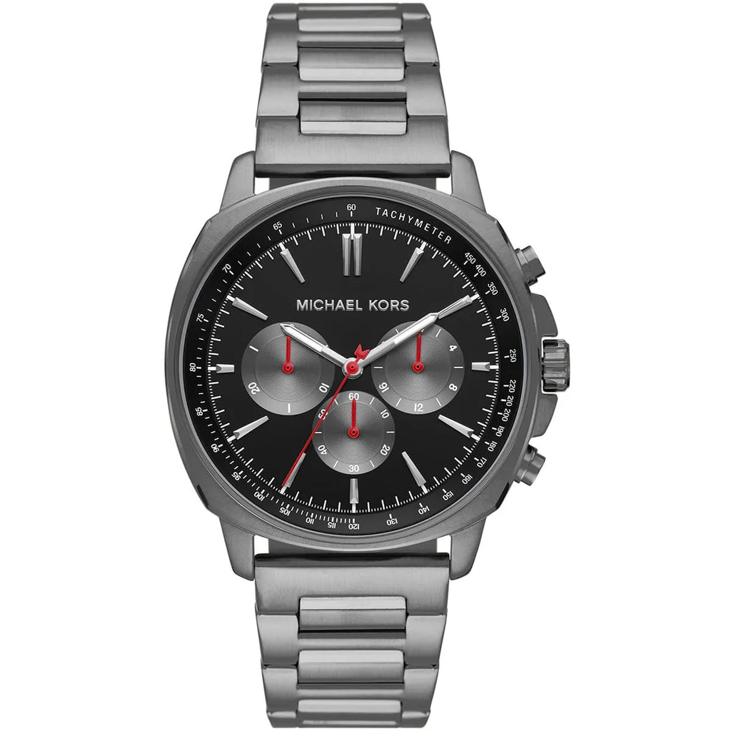 Michael Kors Sullivan Men's Watch MK8970 - Black Dial with Gray Band