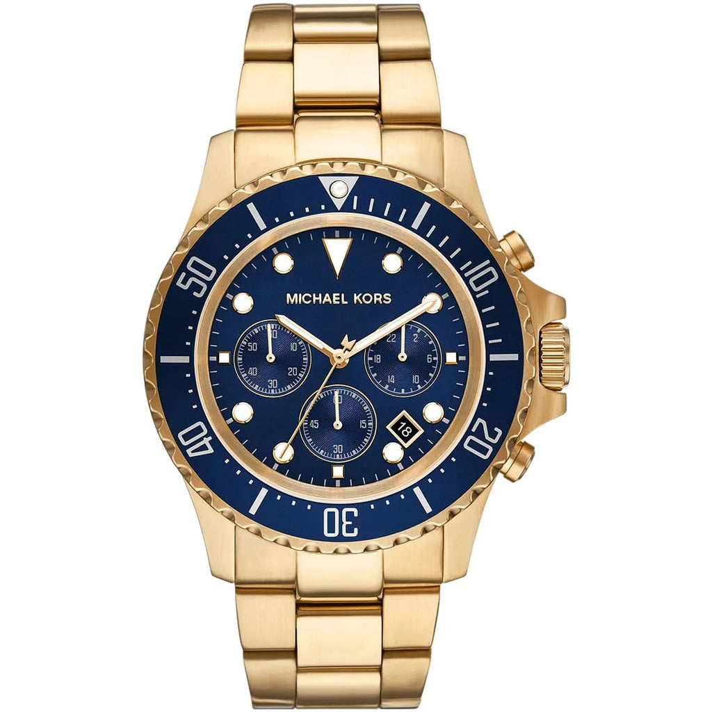 Michael Kors Everest Chronograph for Men MK8978 | Gold Metal Bracelet