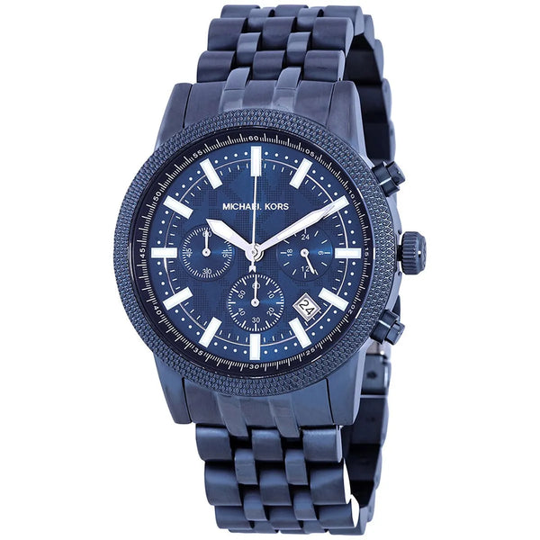 Bold Blue Michael Kors Chronograph for Men MK9088 - Hutton Collection