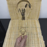 Hathor Sistrum – Handcrafted Egyptian Brass Musical Instrument Replica