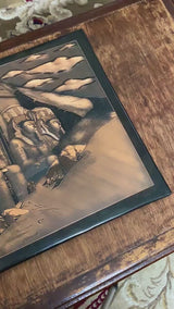 Abu Simbel Temple Copper Wall Art — Handmade Egyptian Replica