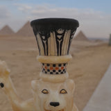 Rare & Exquisite: Tutankhamun’s Lion-Shaped Unguent Jar – Limited Grade Artifact
