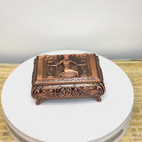Handmade Egyptian Jewelry Box of Heh, God of Infinity