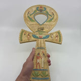 Hand-Carved Egyptian Ankh Stone Sculpture – Symbol of Life