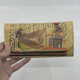 Egyptian Leather Wallets — Set of 2