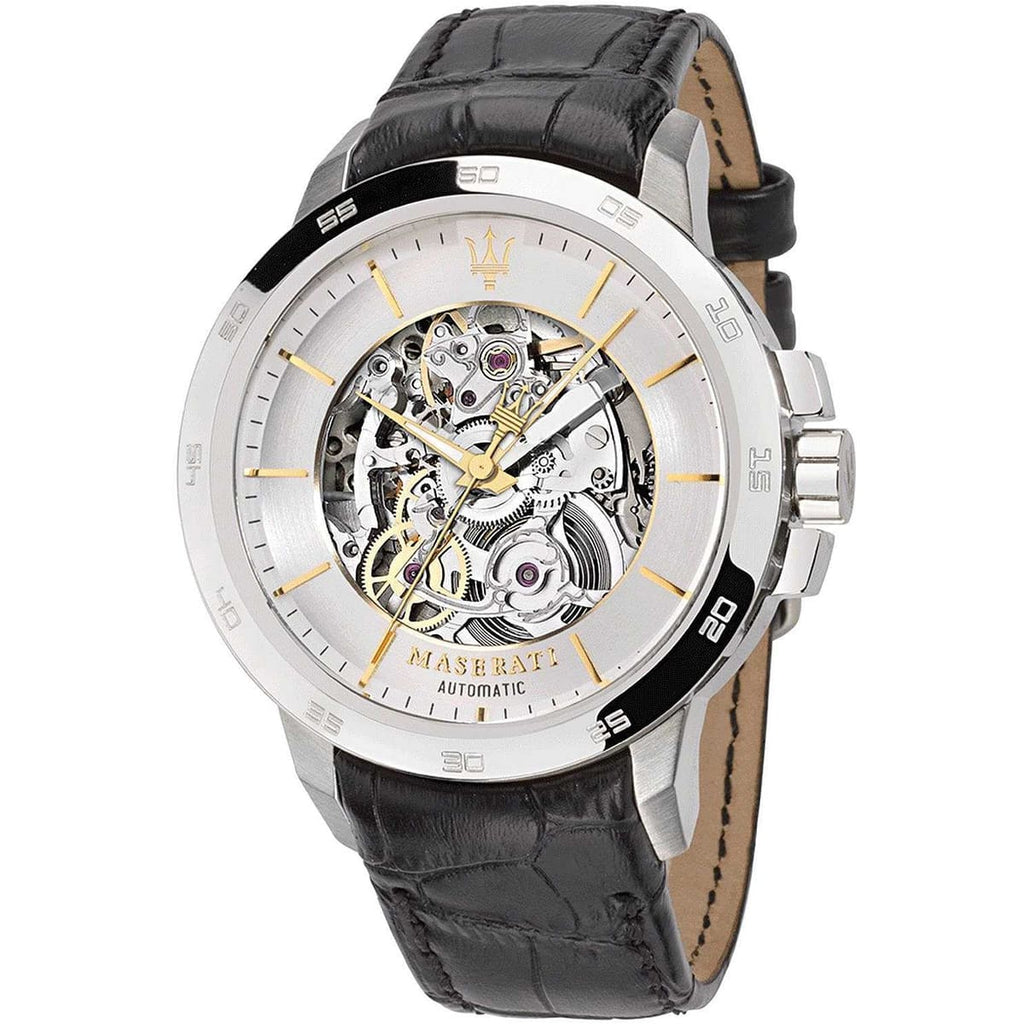 Maserati Ingegno Men's Watch R8821119002 - Silver and Black Design