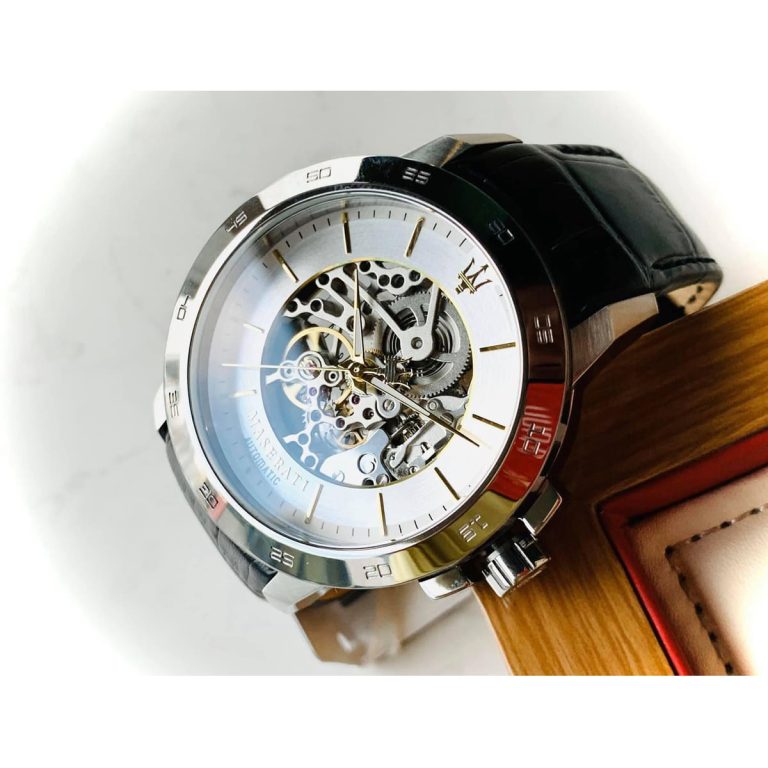 Maserati Ingegno Men's Watch R8821119002 Silver and Black Design