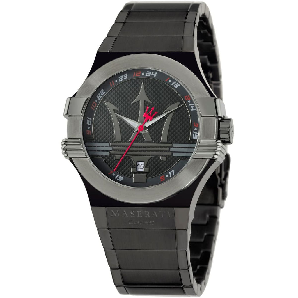 Maserati Potenza Men's R8853108003 Watch - Sleek All-Black Design
