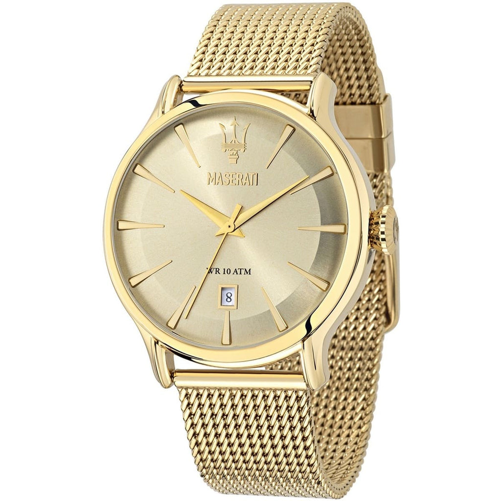 Maserati Epoca Men's Watch R8853118003 - Gold Dial and Bracelet