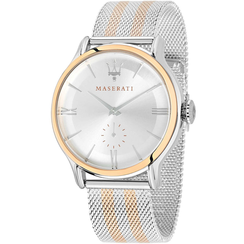 Maserati Epoca Watch R8853118005 - Silver Dial and Rose Gold Bracelet