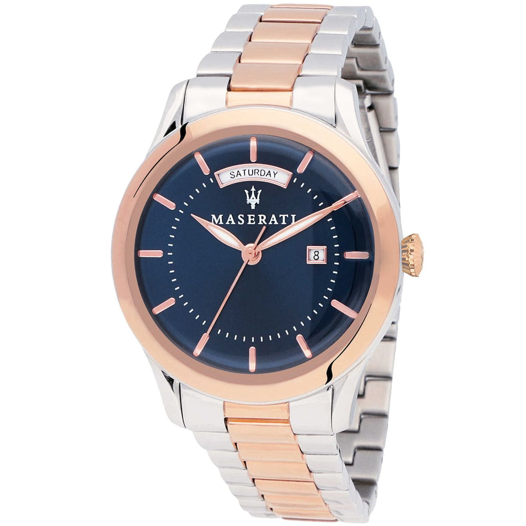 Maserati Tradizione Men's Watch R8853125001 - Rose Gold/Silver Band