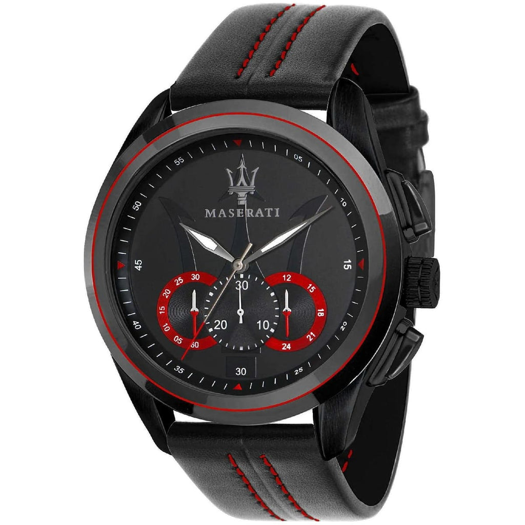 Maserati Traguardo Stealth Edition R8871612023 - Black Leather Strap