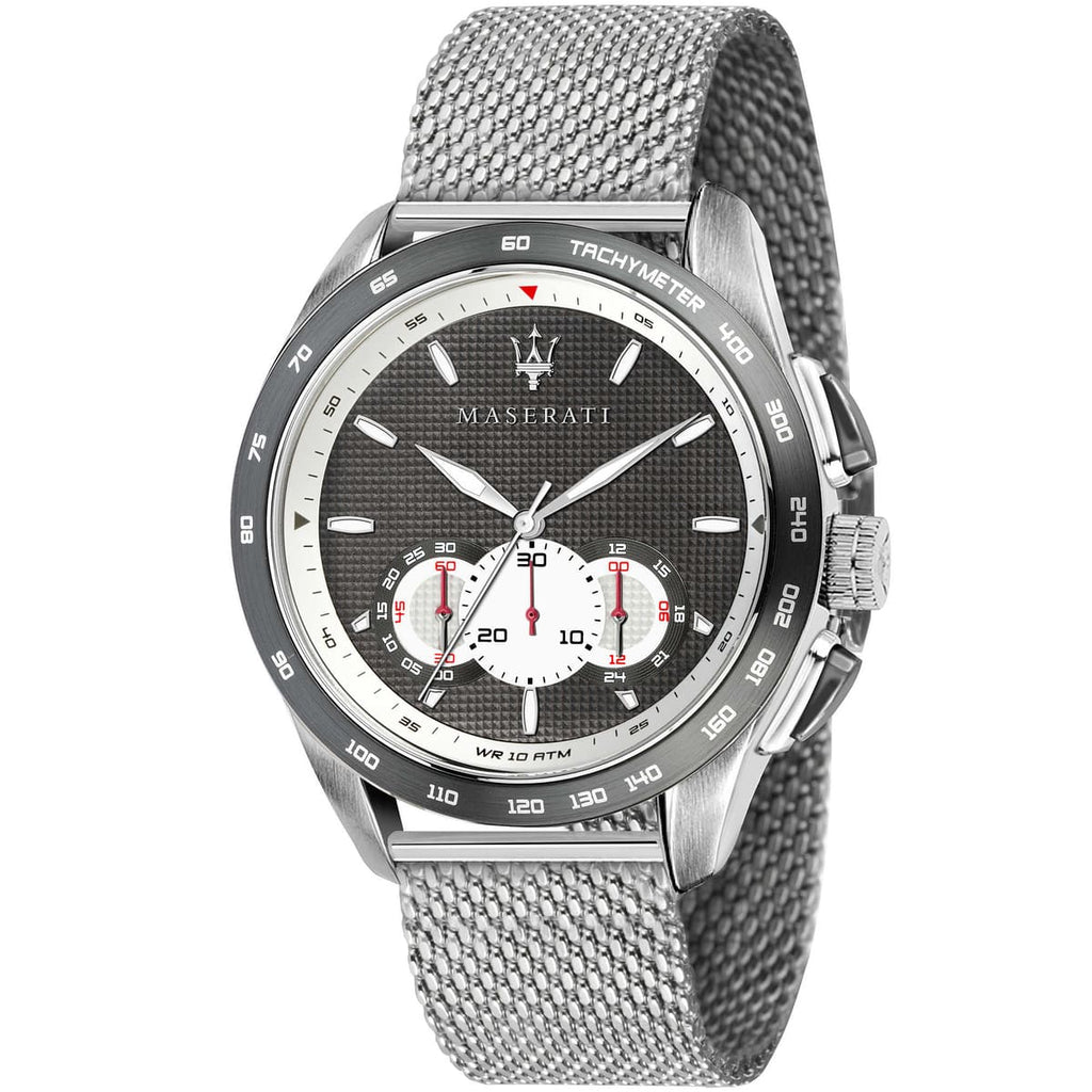 Maserati Traguardo Watch R8873612008 - Gray Dial and Metal Bracelet