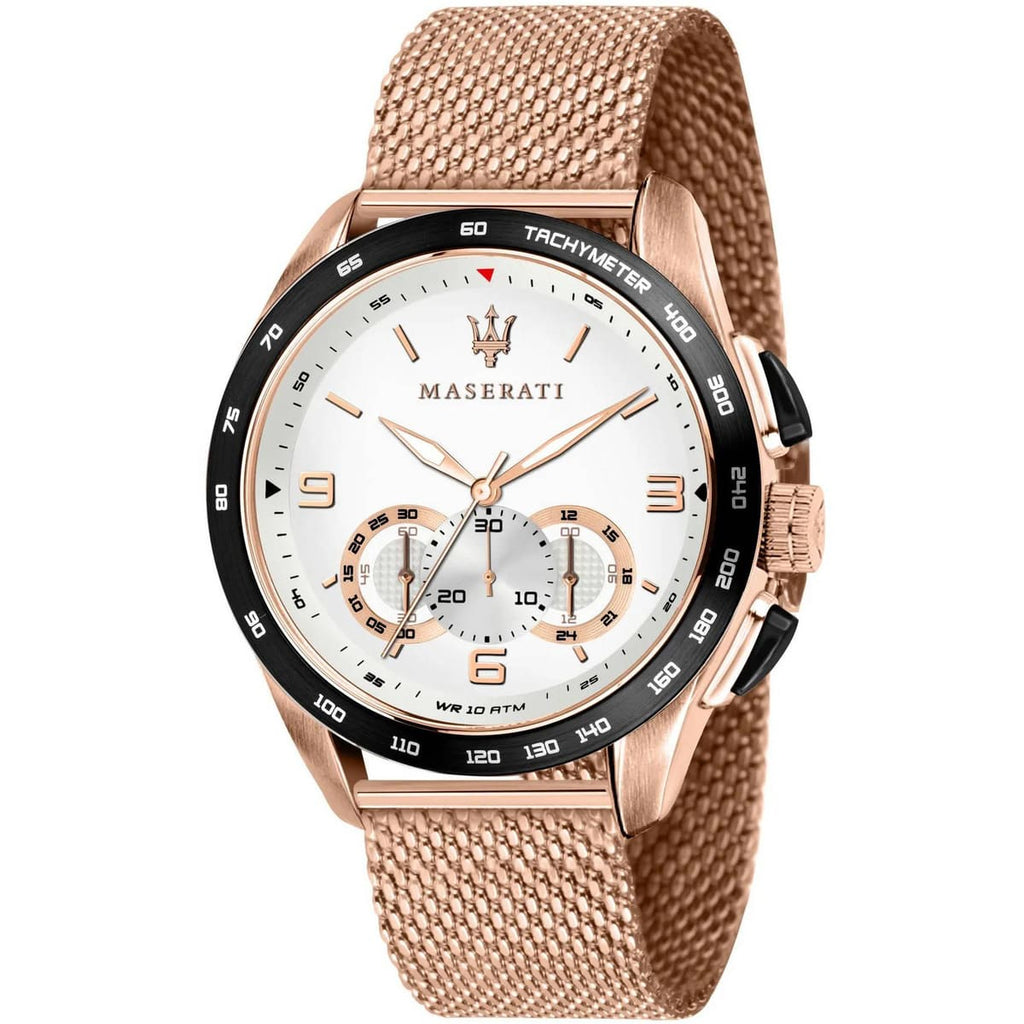 Maserati Traguardo Men's Watch R8873612011 - Rose Gold Metal Band