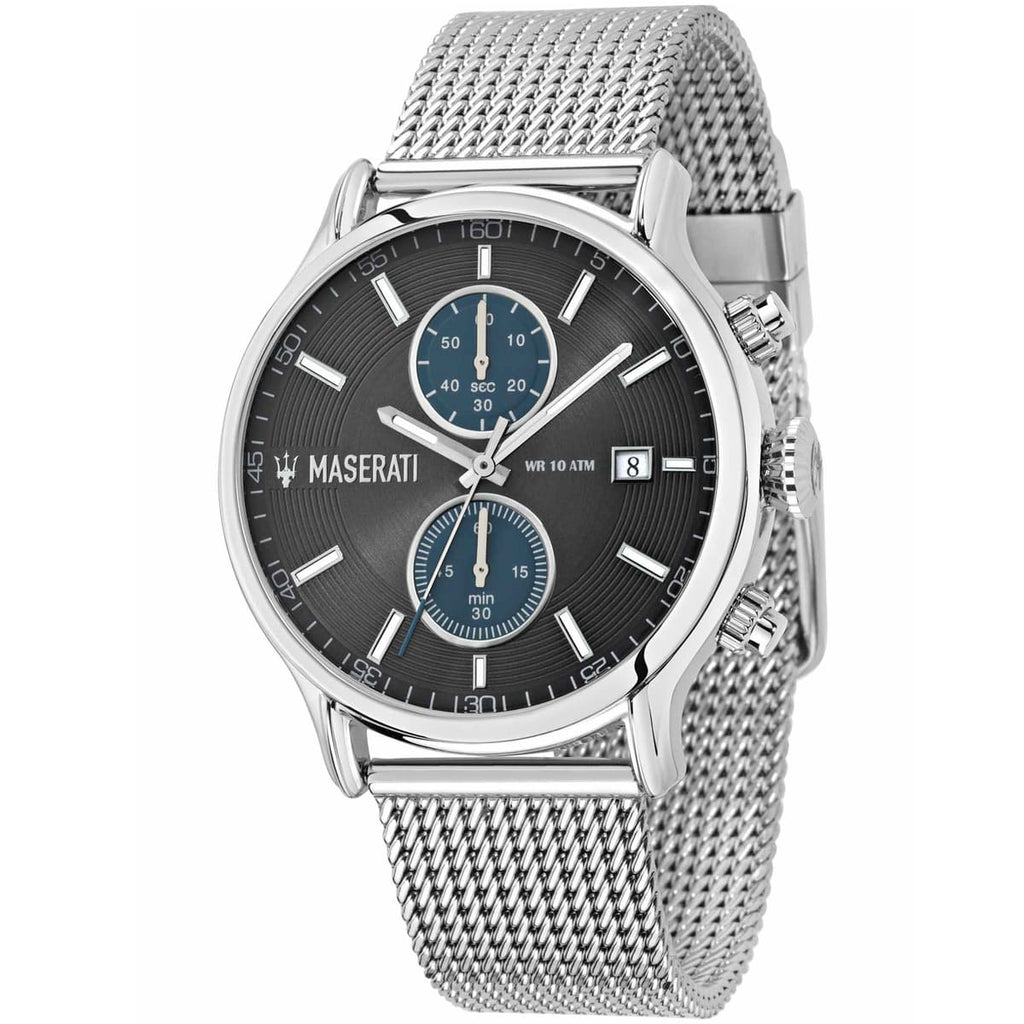 Maserati Epoca Men's Watch R8873618003 - Gray Dial and Silver Bracelet