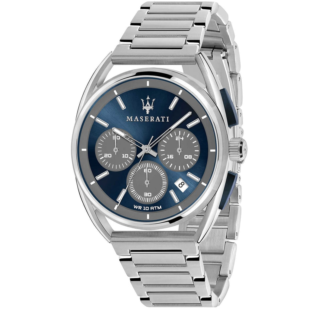 Maserati Trimarano R8873632004 Watch - Blue Dial with Silver Bracelet