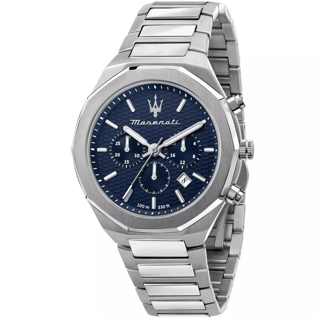 Maserati Stile R8873642006 Watch - Blue Dial and Silver Metal Bracelet