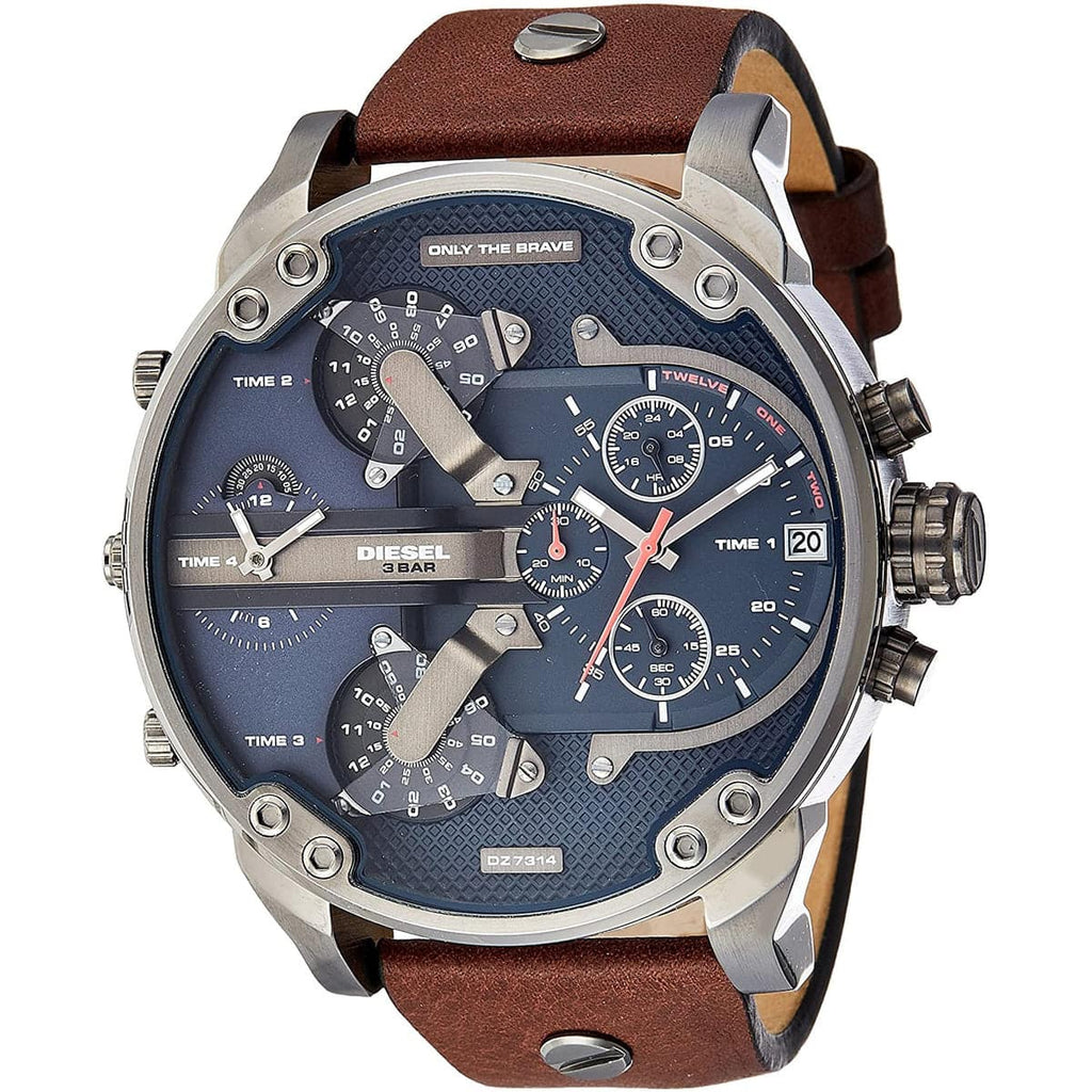 Diesel DZ7314 Men's Watch - Premium Chronograph, Blue Dial