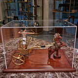 Front view of premium war chariot museum reproduction