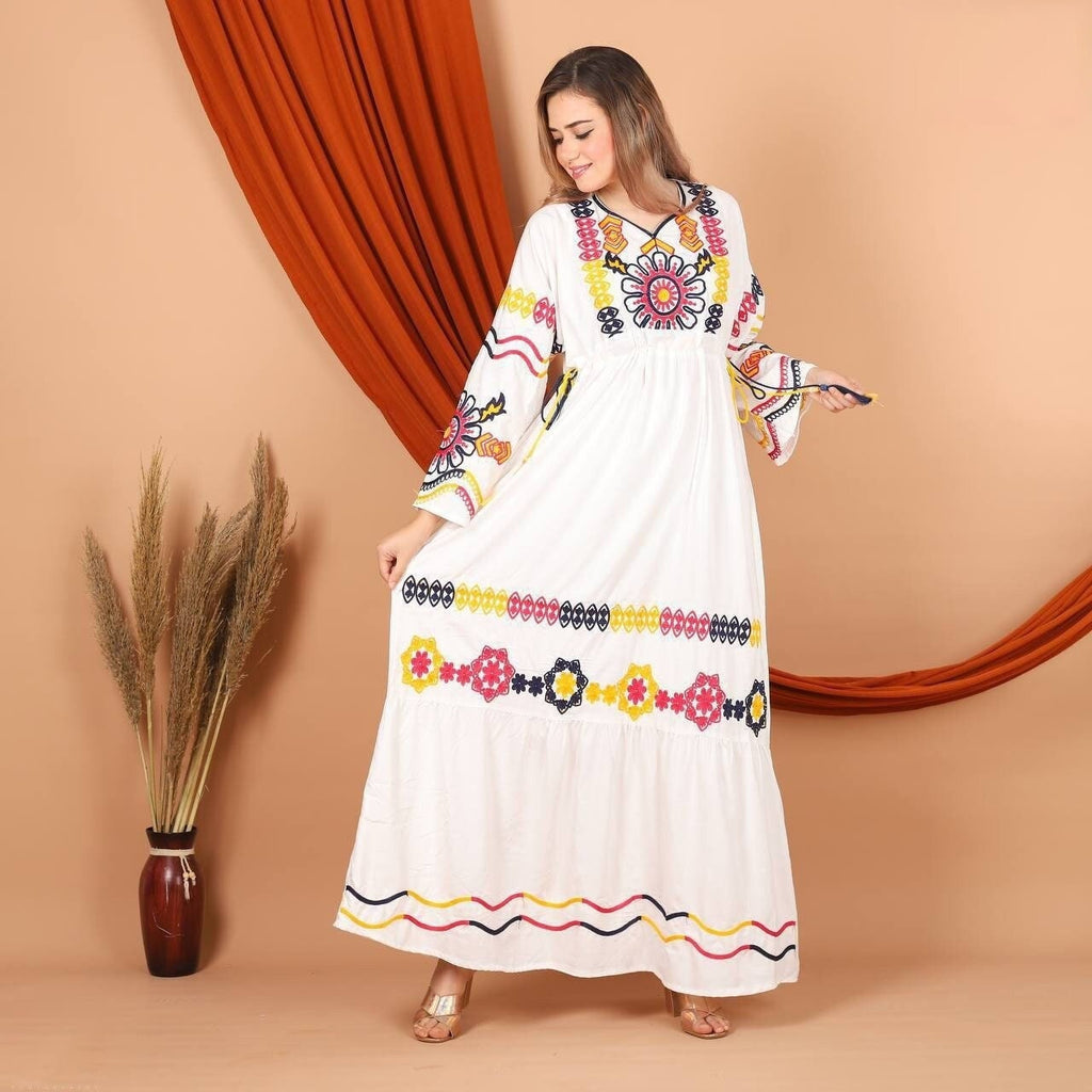 Cotton kaftan maxi best sale